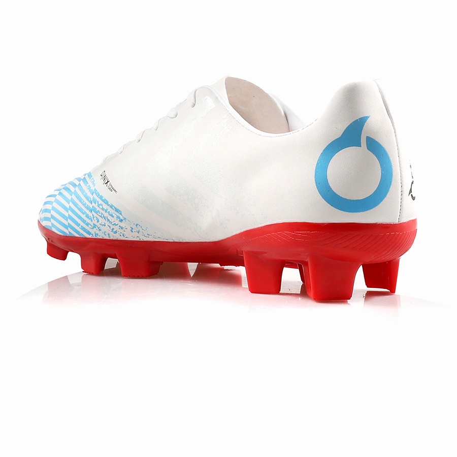 SEPATU BOLA ORTUSEIGHT IGNITE FG - White Ortred (100% ORIGINAL)