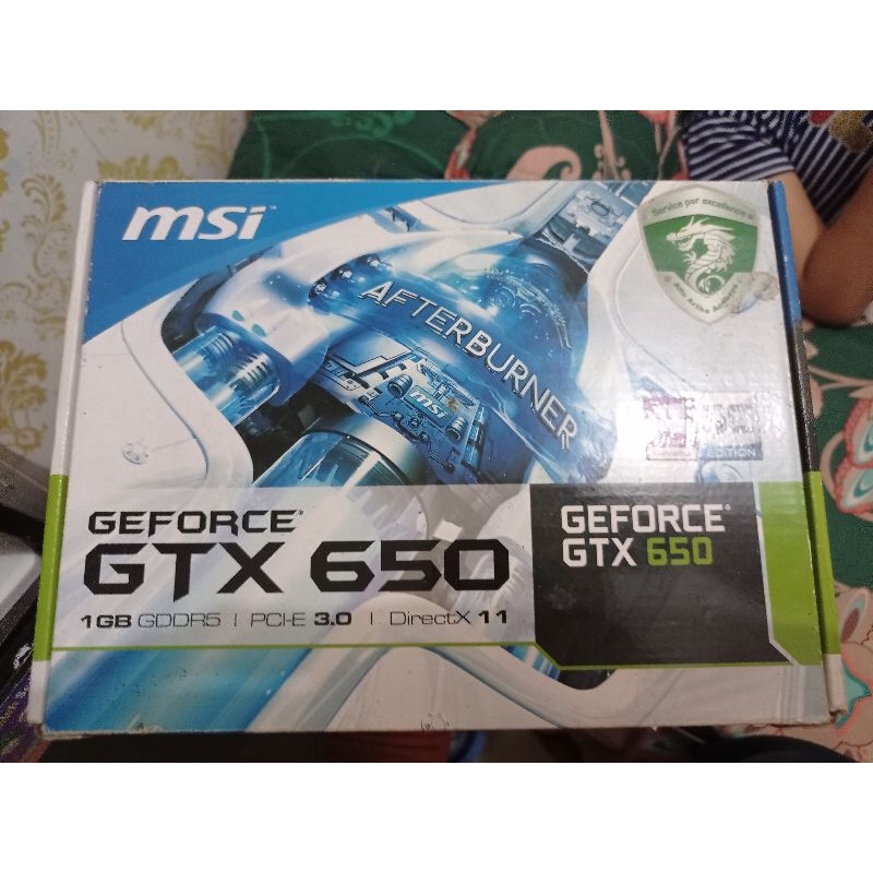 Vga card Gtx 650 versi OC