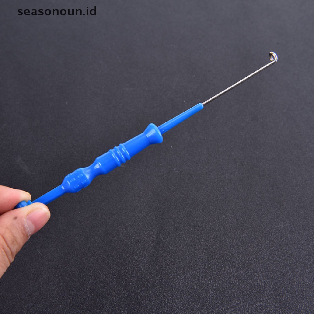 【seasonoun】 Fishing Universal Fly Nail Knot Tying Extractor Hook Remover Quick Knot Loop .