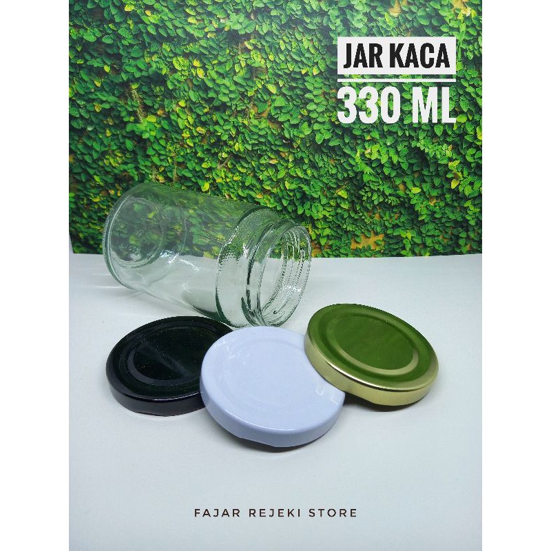 Jar Kaca 330 ml/Toples Kaca 330ml/Tempat selai