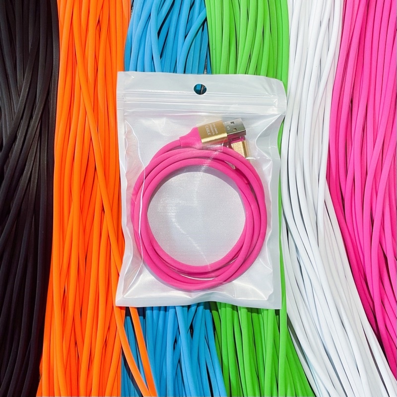 【CB015】KABEL MACARON USB MICRO TIPEC KABEL WARNA KABEL DATA SUPPORT FASTCHARGING VOOC KABEL MURAH