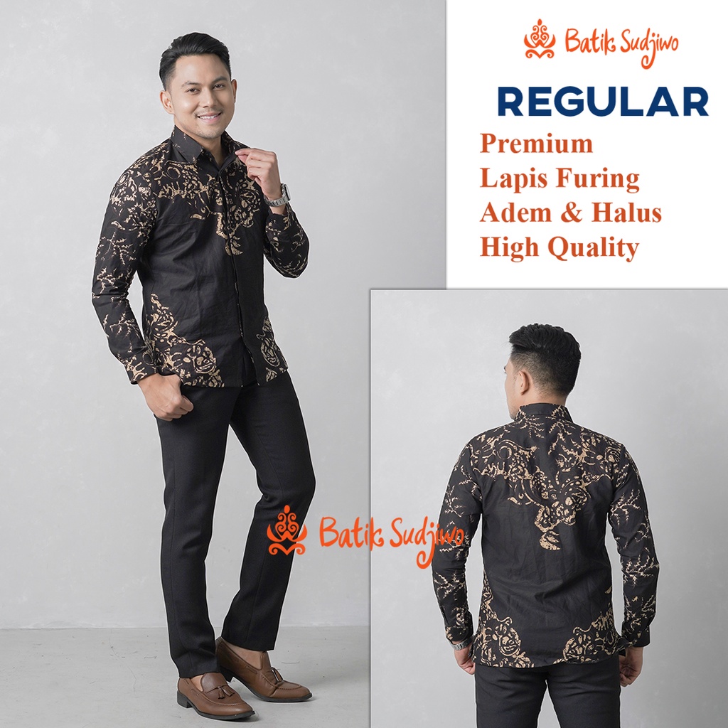Atasan Kemeja Batik Pria Regular 1030