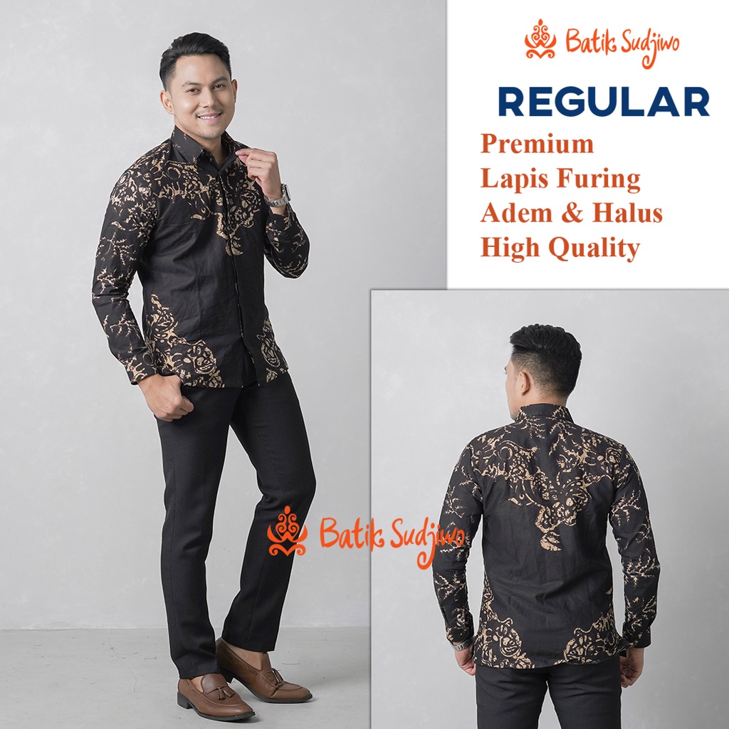 Atasan Kemeja Batik Pria Regular 1030