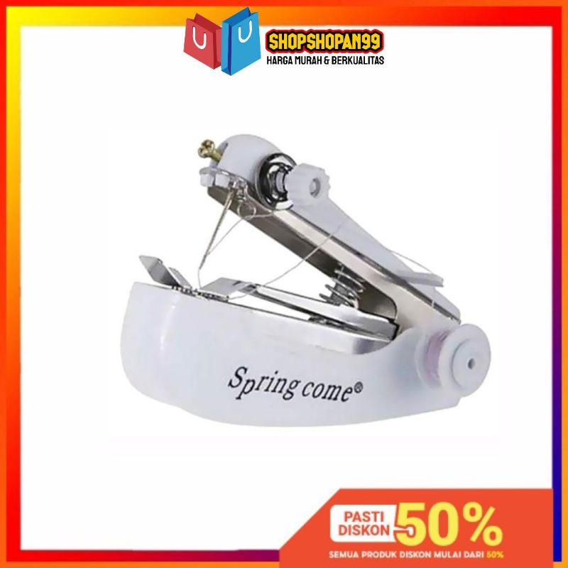 Mesin Jahit Tangan Mini portable / Spring Come Jahit model staples