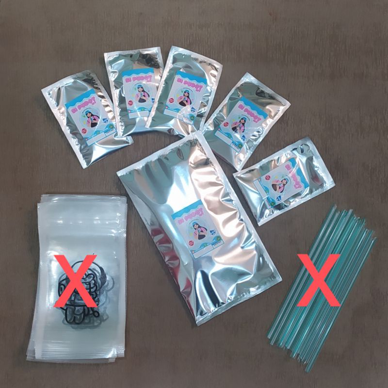 Paket puding sedot dapat jelly powder dan lima rasa