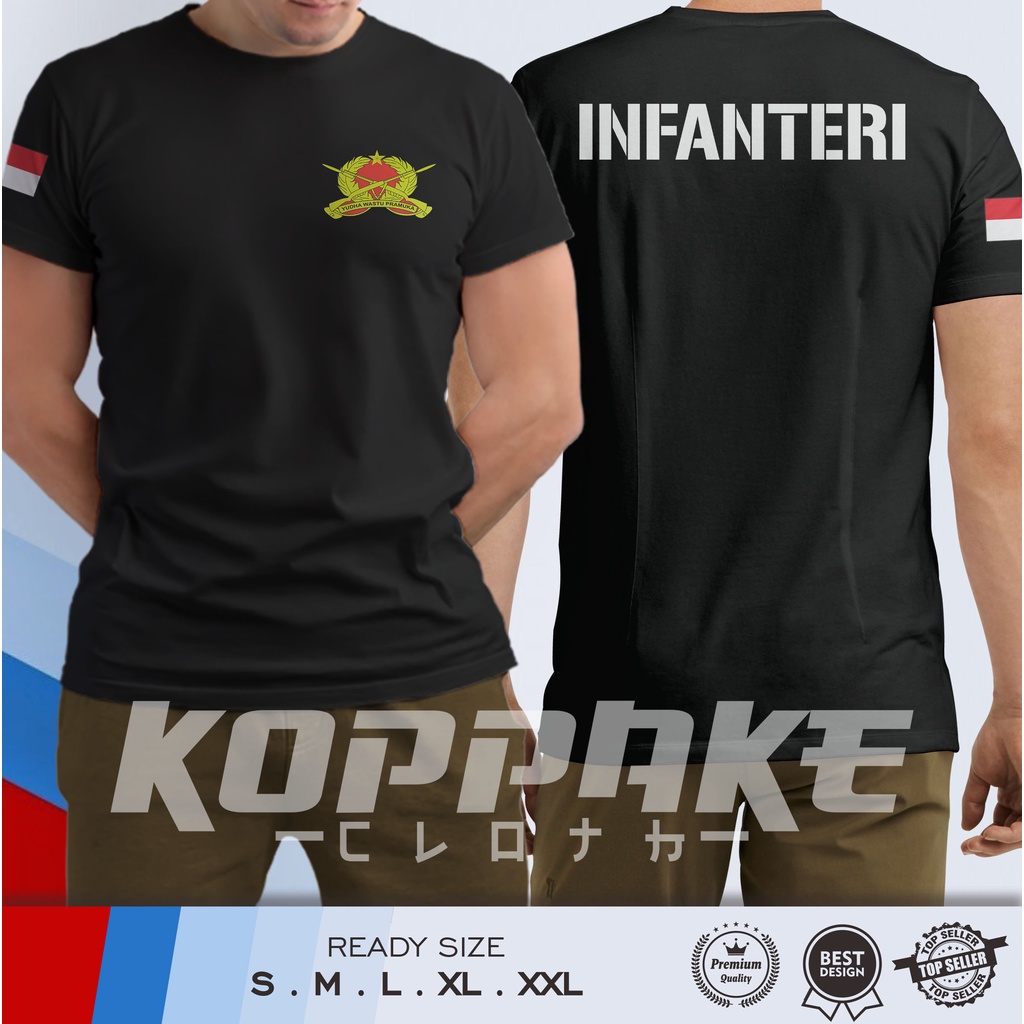 Kaos INFANTERI TNI AD Baju Distro