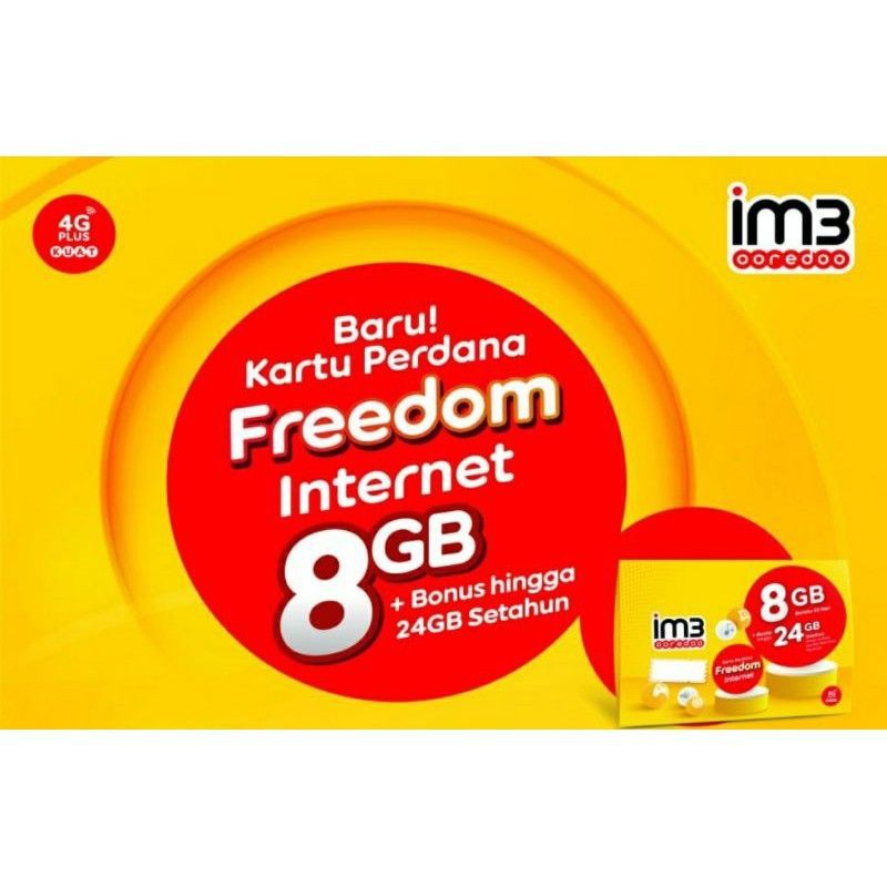 Indosat 8gb Ori jatim Perdana