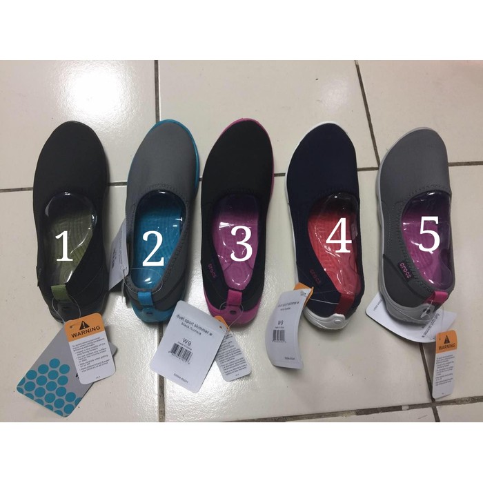 crocsduet skimmer/sepatu crocs wanita / Slip On