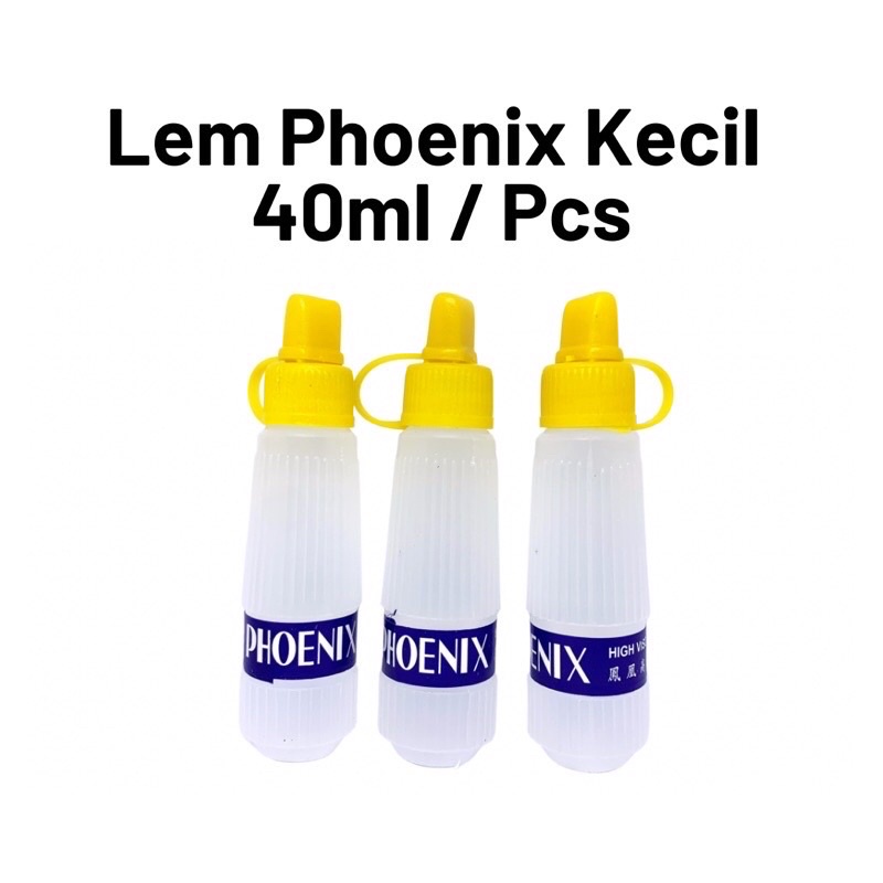 

LEM GLUE PHOENIX KECIL 40GR PER PCS