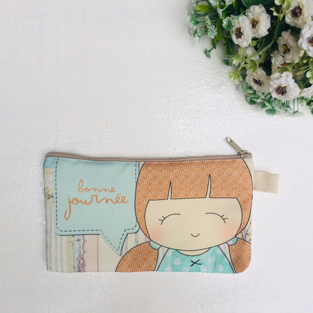 

Tempat Pensil - Limited Pencil Case Handmade ORIGINAL CHARACTER Printing Zoey