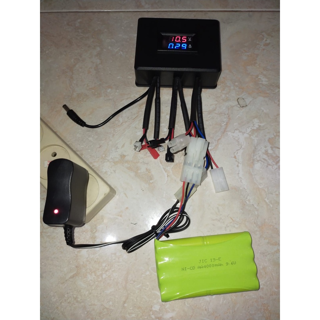 Alat Ukur Batre Charger RC / Batere Cas / Volt Amper / Arus Tegangan Full