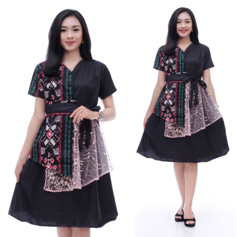 Dress Tile Mutiara Mewah/dress Andin Best Seller