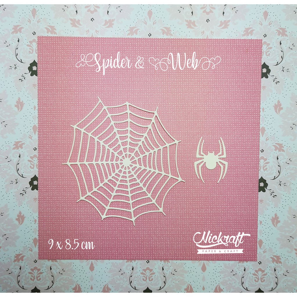 

SPIDER & WEB - Bahan Scrapbook JARING LABA-LABA