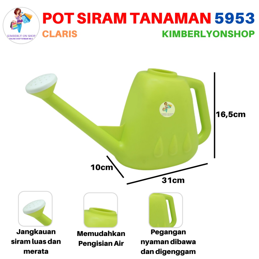 Pot Siram Bunga Springtime Alat Penyiraman Bunga Tanaman 5953 Claris