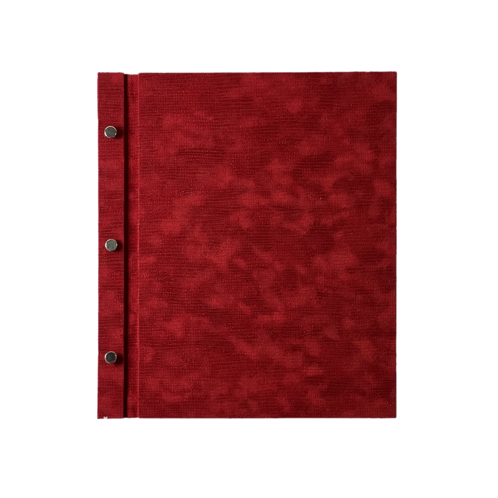 Buku Menu Menu Book Refill Palea Cerry Red A4 28x21 CM - Cover Only