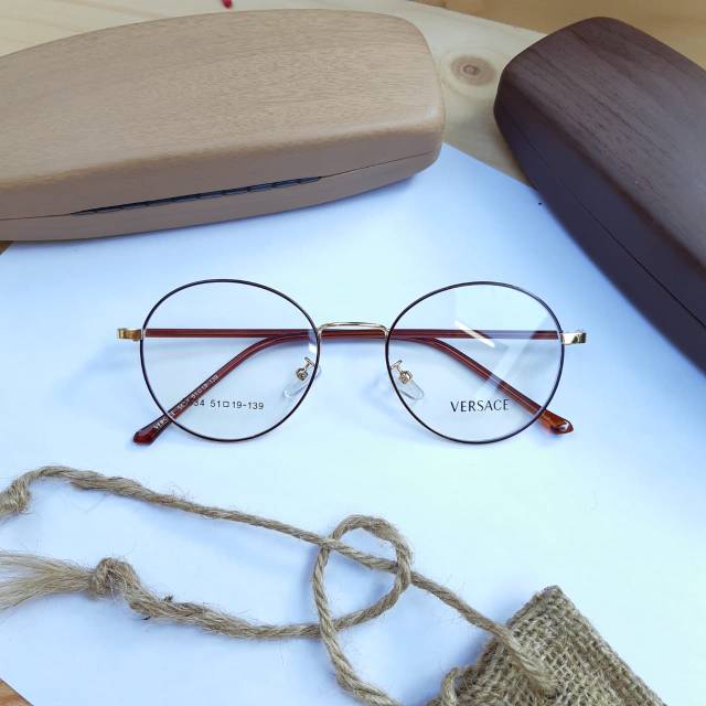 Frame kacamata bulat versace 5634 (terbaru)