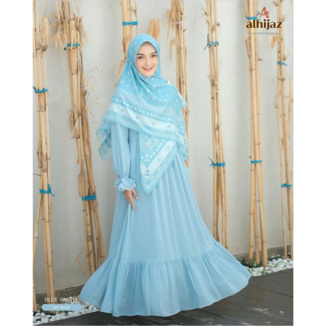 Gamis set Scraf Kinara by Alhijaz
