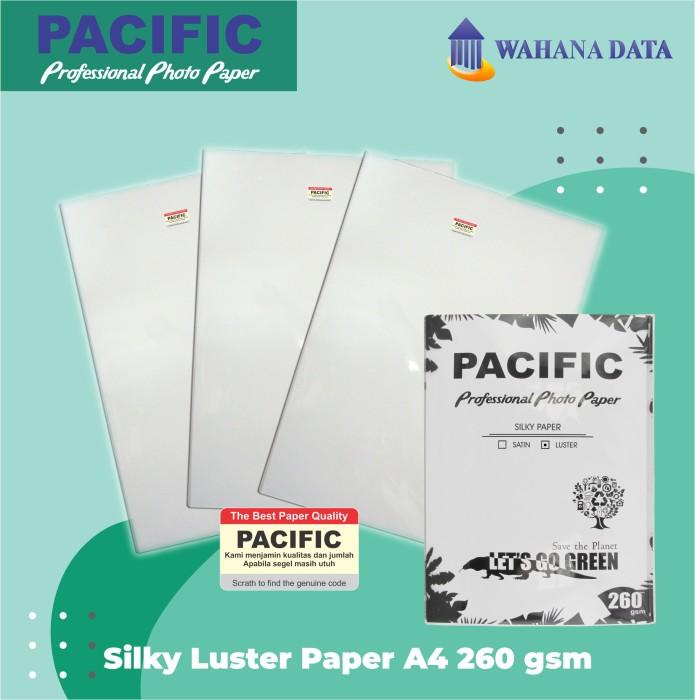 

Kertas Foto Silky Luster Photo Paper A4 260 Gsm Pasific - Isi 20