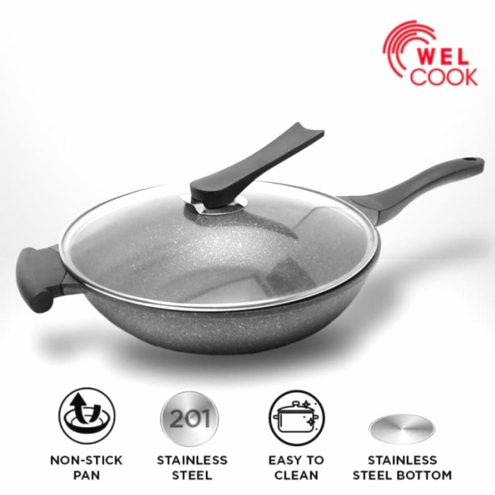 WELCOOK - Stirwok Granite 32cm (Induksi)