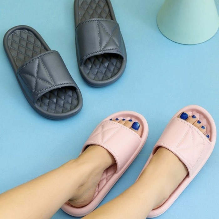 SH42 Sandal Rumah Pria Wanita X Style Eva Empuk Anti Slip Anti Air