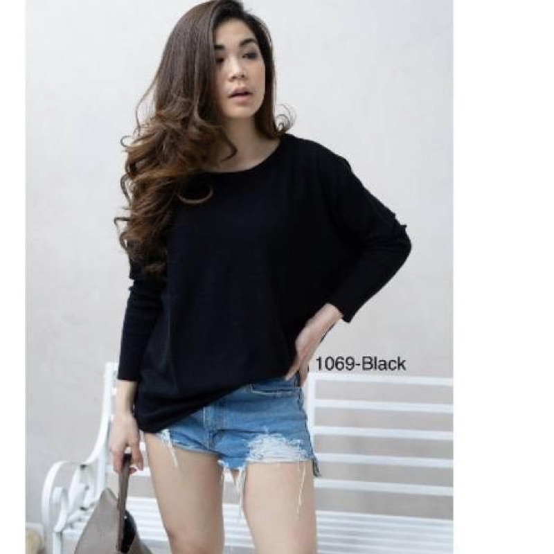 knitted korean style blouse rajut premium blouse jumbo