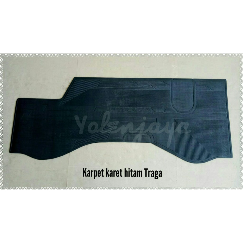 Karpet Karet Hitam Traga