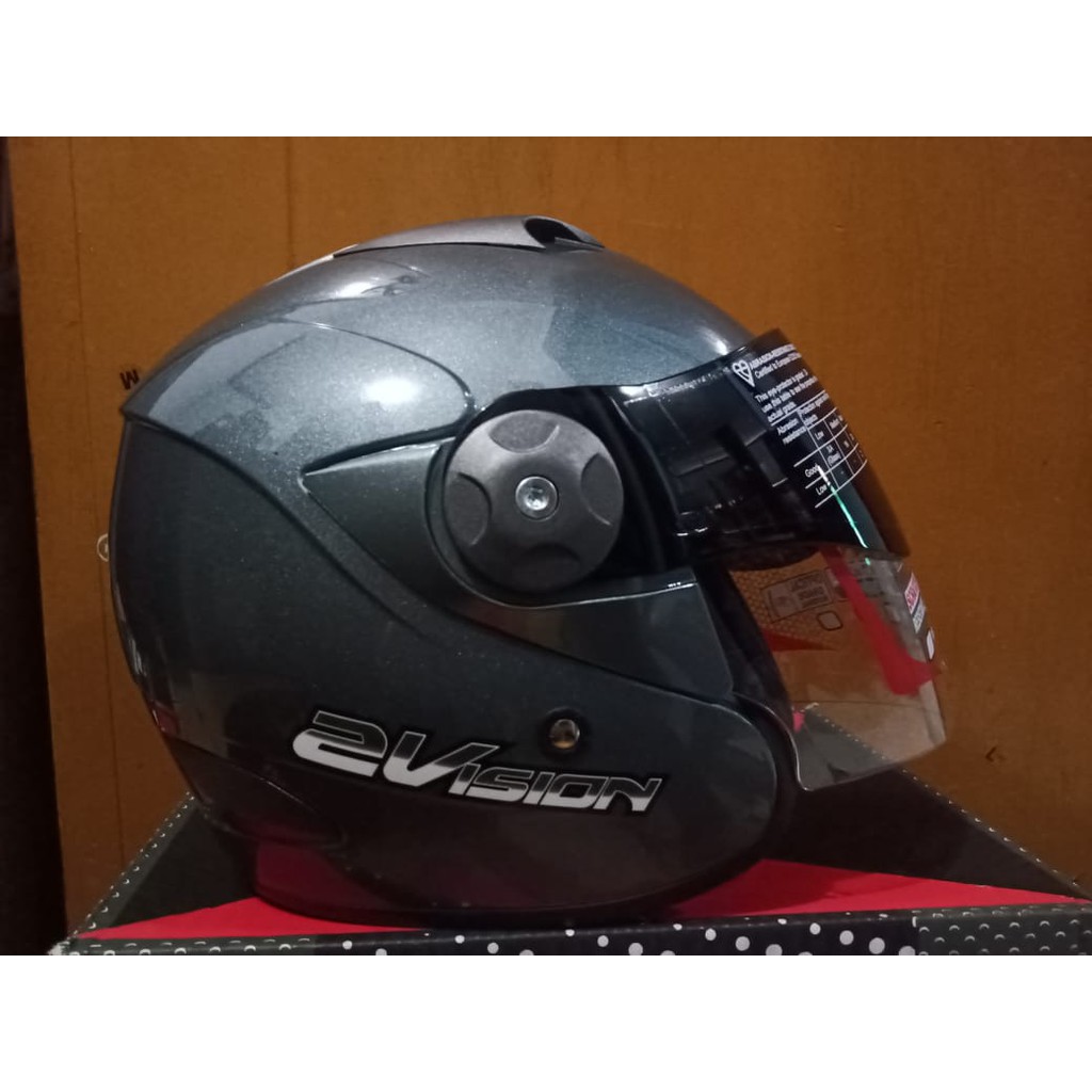 HELM KYT 2 VISION SOLID - ALL GREY