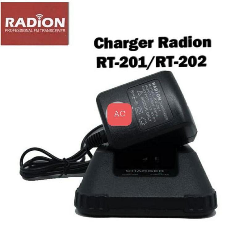 Charger HT Radion RT-202 Ori Baru Adapter + Mangkok RT202 RT 202 New