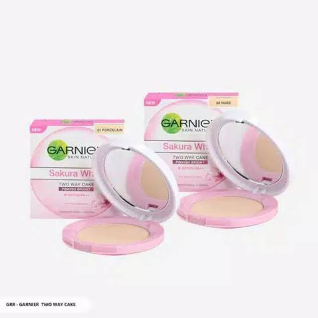 

GARNIER Sakura White Two Way Cake Pinkish Bright SPF 25/PA++ - Nude