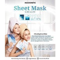 masker msglow Sheet mask MS GLOW Masker sheet ms glow ceramide marine collagen salmon DNA hyaluronic acid masker msglow persheet perbox