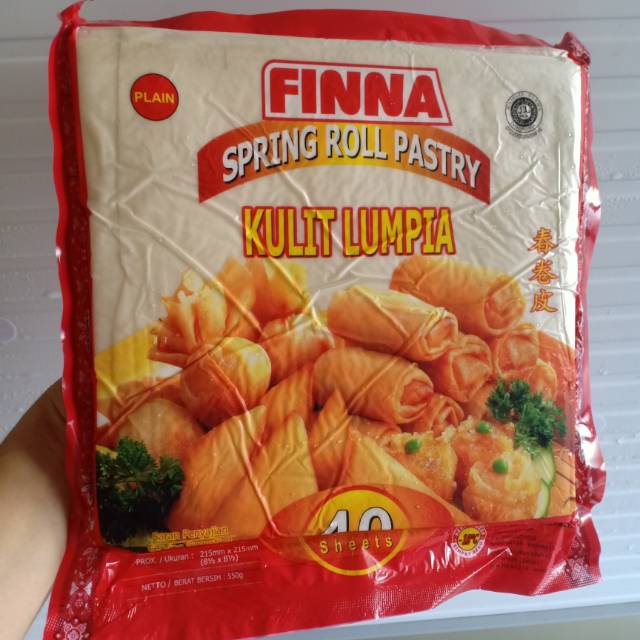 

Kulit Lumpia 21,5 cm x 21,5 cm 40 lembar 550 gram