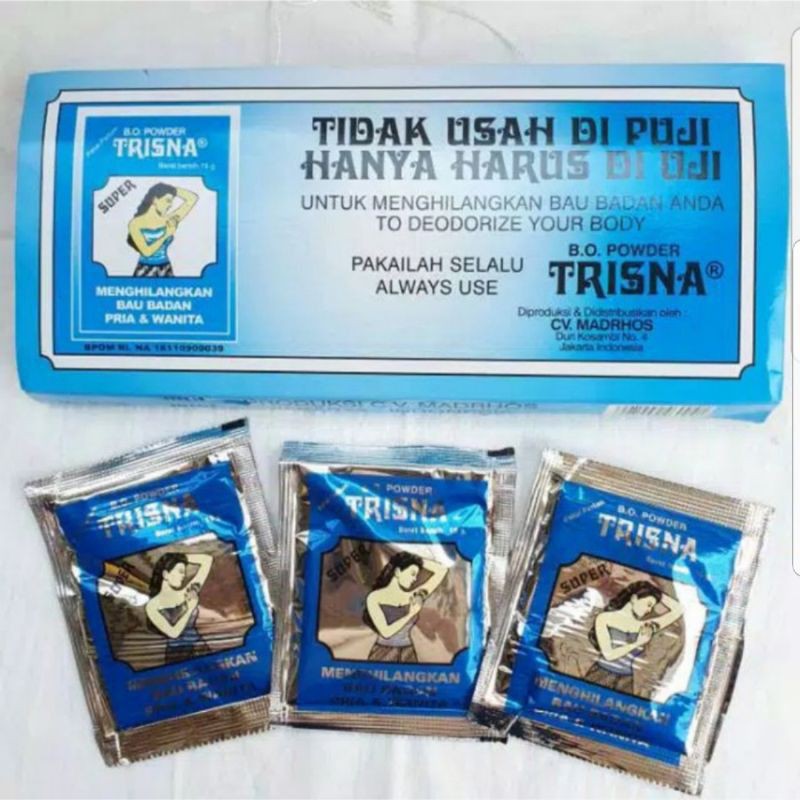 Bedak Trisna (1 papan isi 12 sachet)