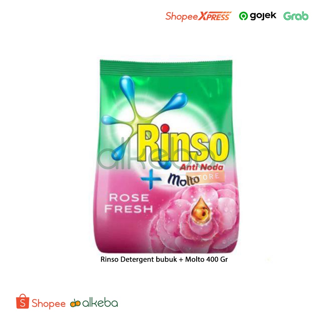 Rinso Detergent bubuk + Molto 400 Gr