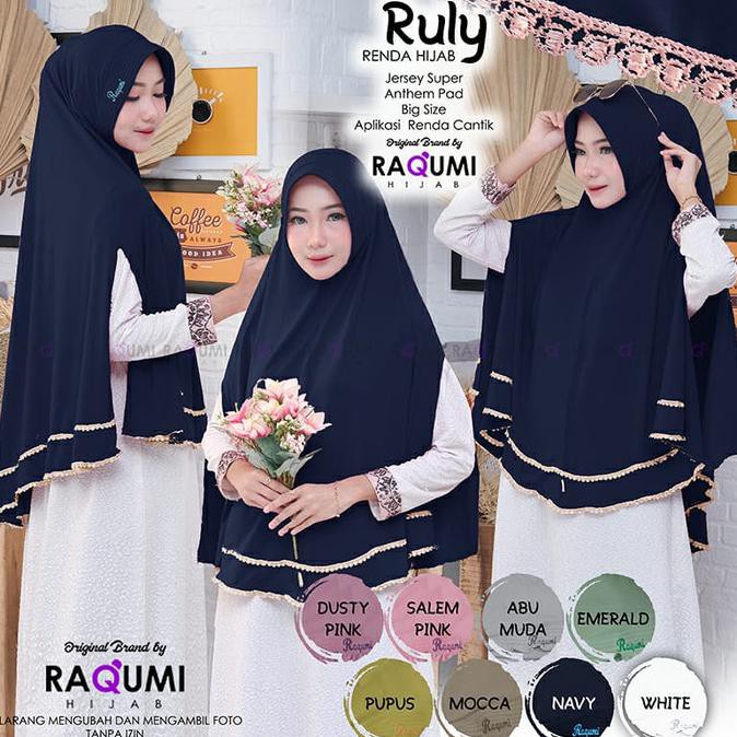 JILBAB RULY ORI RAQUMI HIJAB TERBARU AGUSTUS