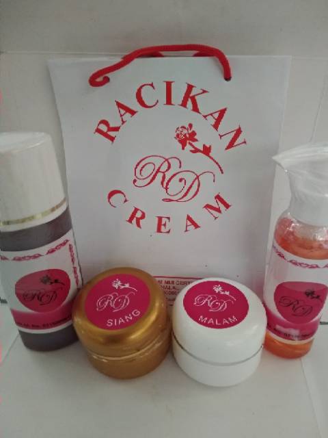 PAKET CREAM RD PUTIH + PAPER BAG RD PUTIH ORIGINAL