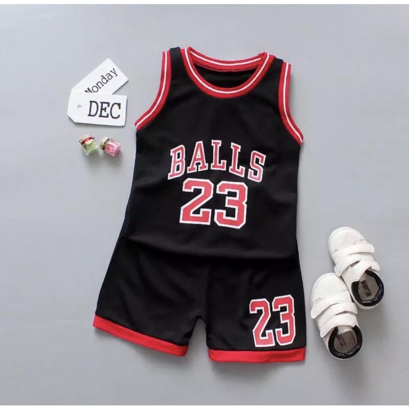 STELAN ANAK BASKET BALLS / BAJU OLARAGA ANAK 1-5 thun