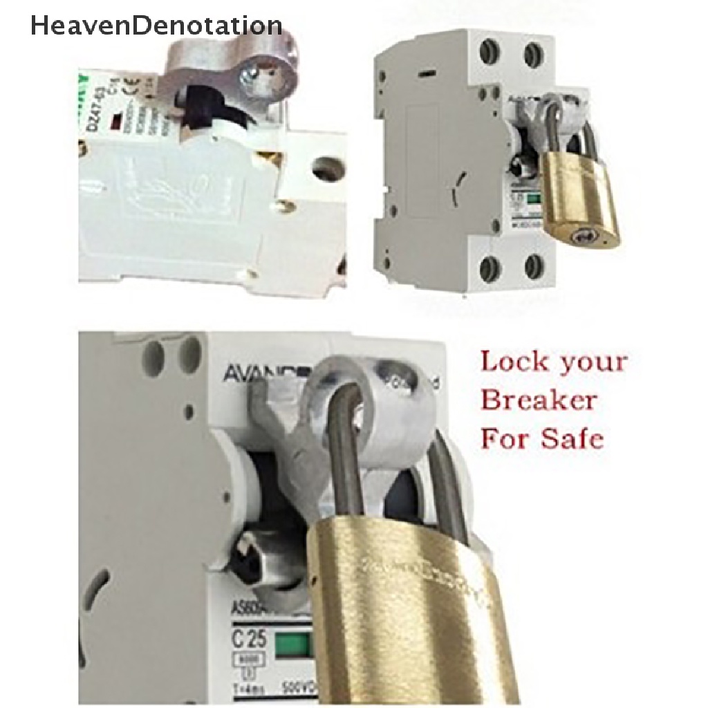 (Heavendenotation) 5pcs / Lot Mcb Lockout Lockout Lockout Anjing Untuk Pemutus Sirkuit