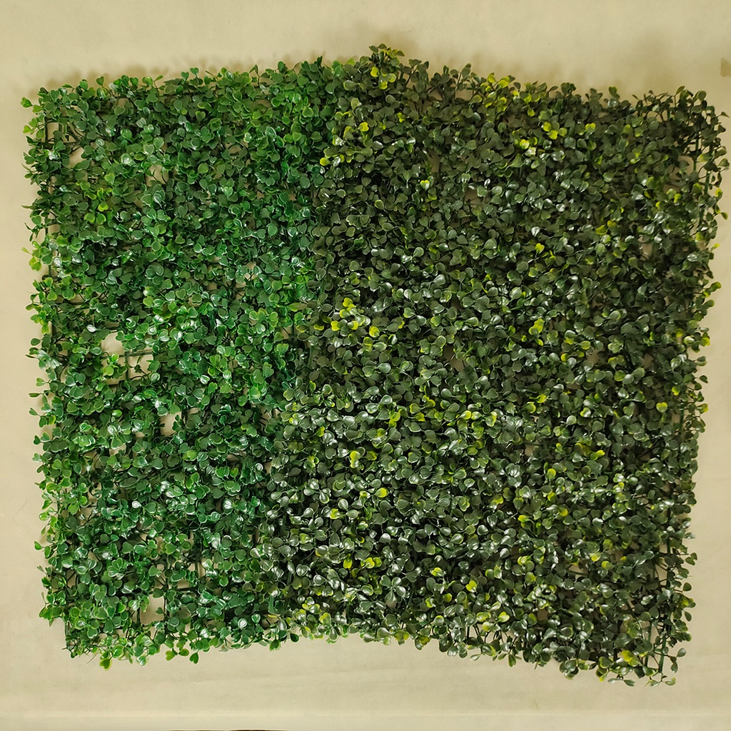 Vertical Garden / Rumput Dinding Ukuran 60cm x40 cm /Daun Dollar Plastik Sintetis Vertical Garden / hiasan  Cafe Alami/ pernikahan /import /artificial / hiasan