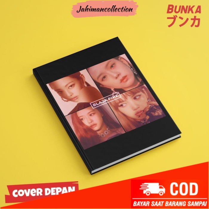 

✨ BISA COD ✨ Notebook K POP Black Pink B Hardcover A5 Buku Tulis Catatan Agenda