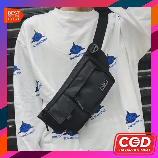 Handbag/Tas Slempang Lacoste Multifungsi Tas Pria - Import Tas Selempang Bahu Pria Keren Sling Bag I