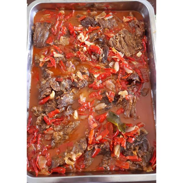 

Dendeng balado basah