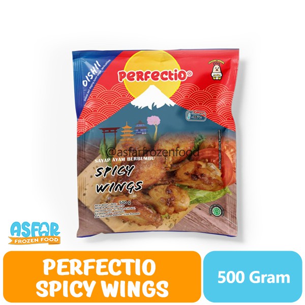 

PERFECTIO Spicy Wings 500 Gram