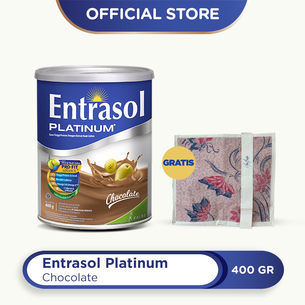 Buy 1 Entrasol Platinum Chocolate 400g Free Tote bag Anne Avantie