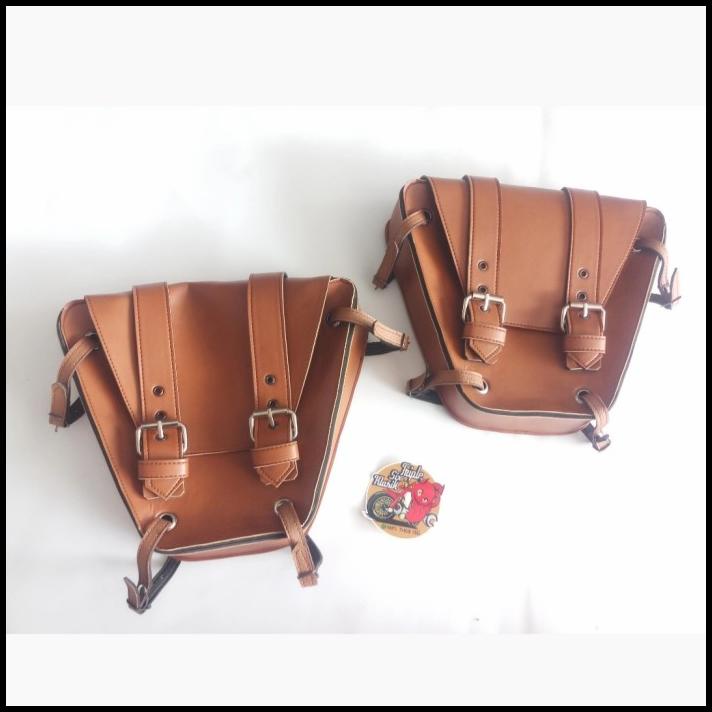 Tas Motor Classic / Side Bag / Cover Aki Motor Custom Japstyle Cb100