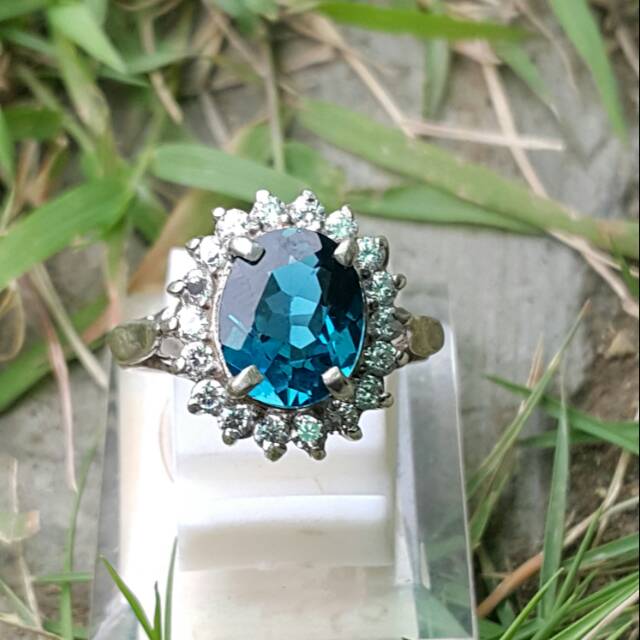 Natural london blue topaz