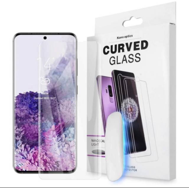 Tempered Glass Uv Samsung S20 Plus - Anti Gores Uv Nano Samsung S20 Plus SC