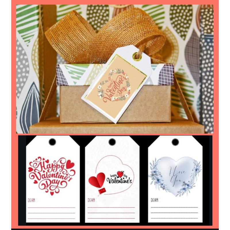 

[mp09] 35PCS Label Valentine Hangtag gift Label kado valentine