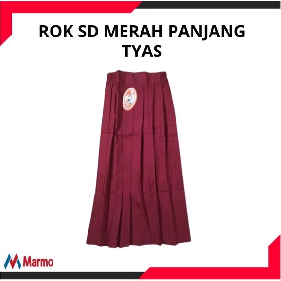 Seragam TYAS - Rok Merah Panjang Sekolah SD