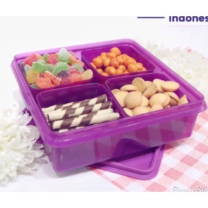 Toples Plastik Toples Kotak isi 5 Set estetik 1 set lebaran bunga mekar termurah lebaran cantik set 