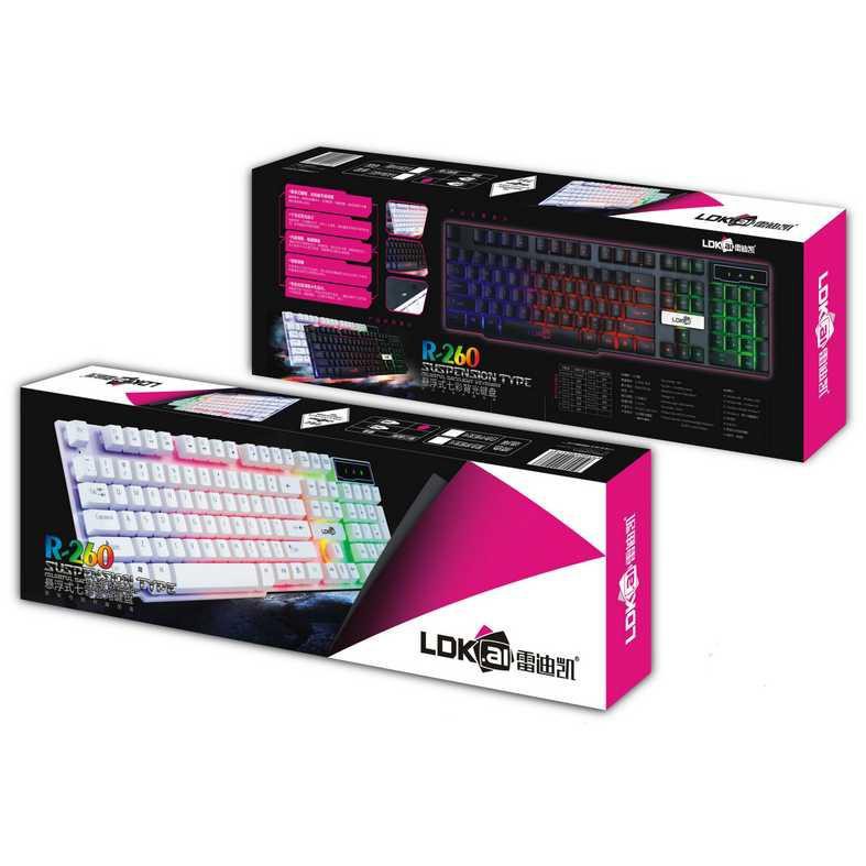 LDKAI Gaming Keyboard RGB LED - R260 ( Mughnii )